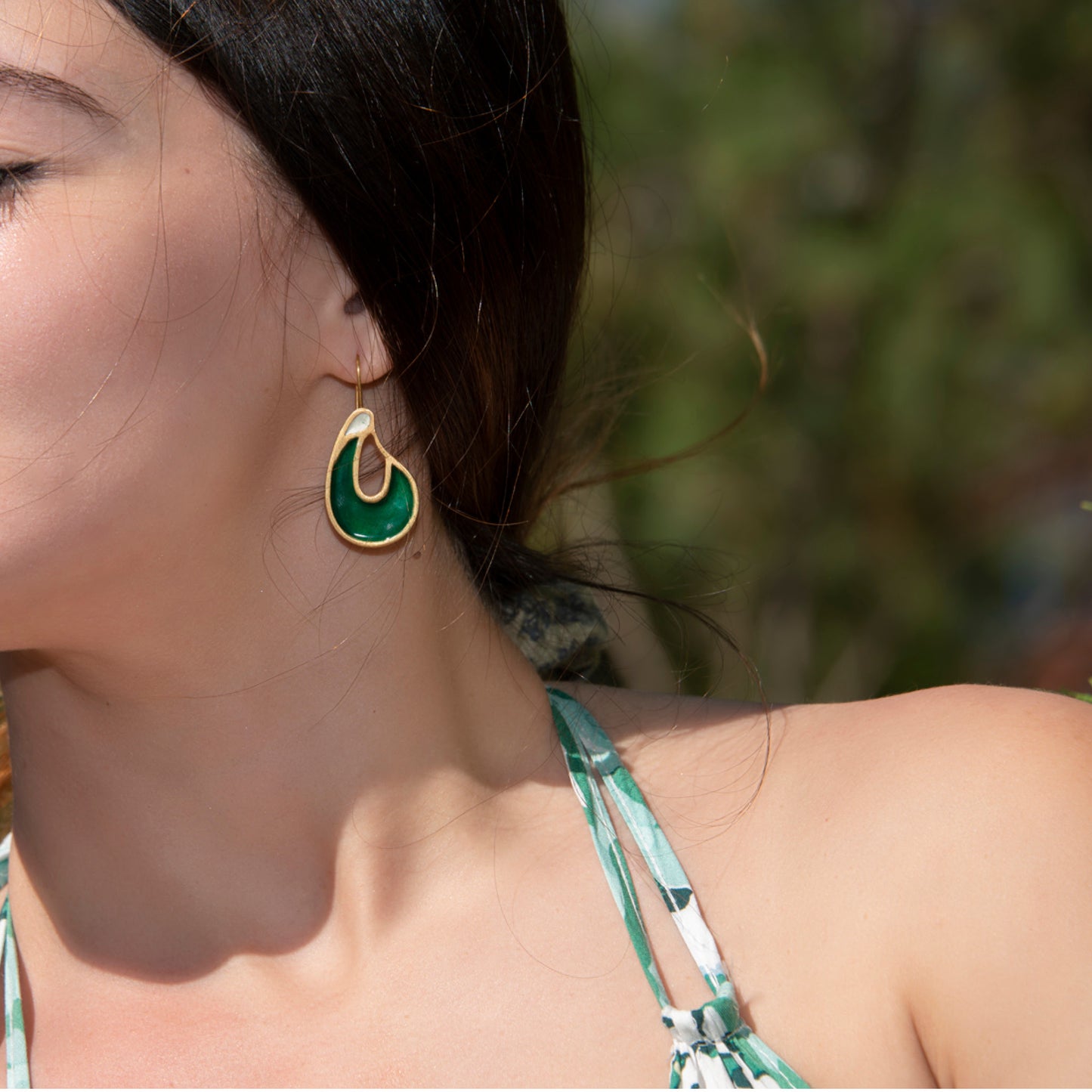 Affection Earrings – Verdant Gold