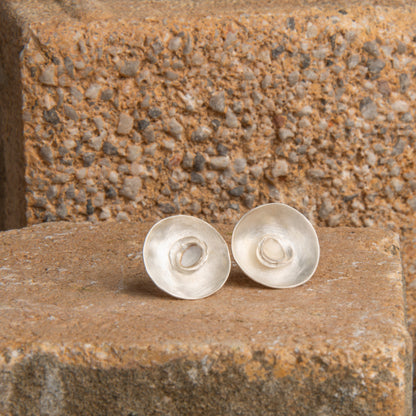 Anuish Earrings – Silver Bloom