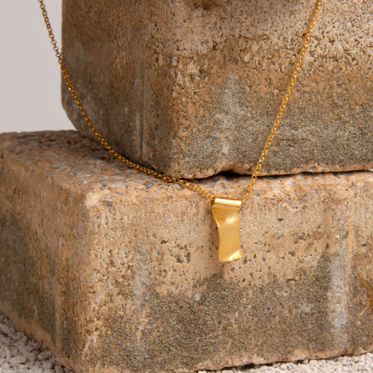 Papyrus Necklace – Golden Script