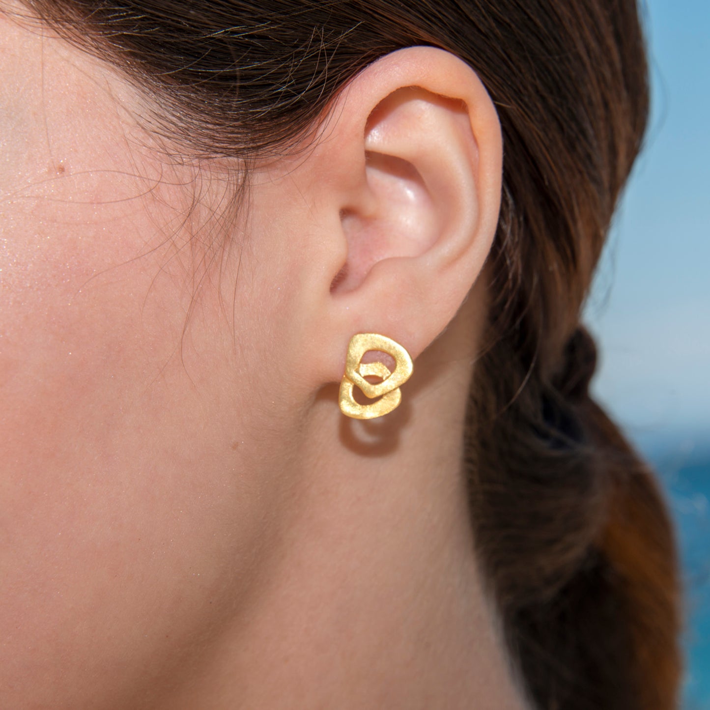 Βows Earrings – Gold