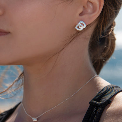 Βows Earrings – Silver