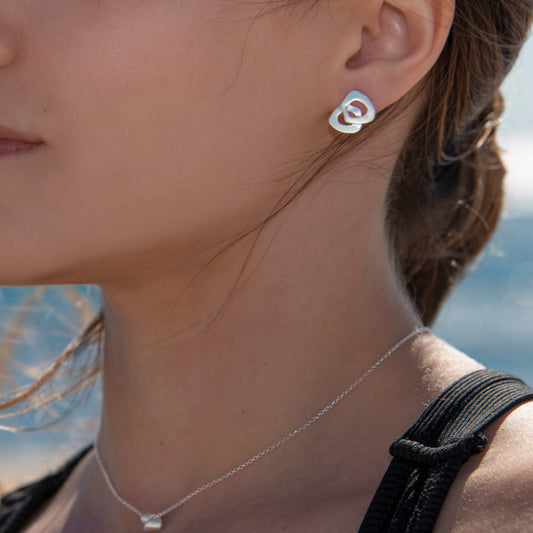 Βows Earrings – Silver