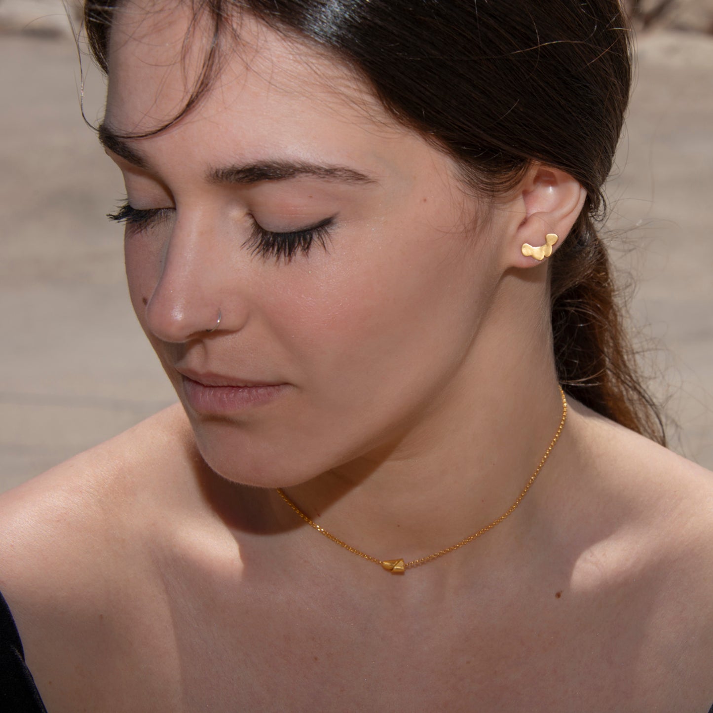 Pollen Earrings – Gold