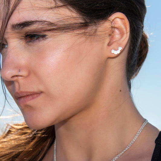 Pollen Earrings – Silver