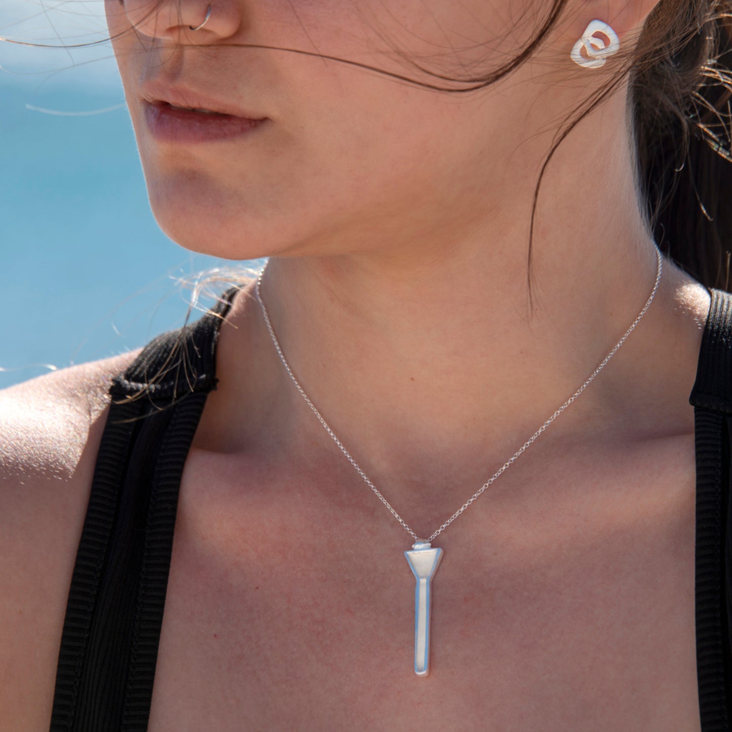 Quill Necklace - Silver