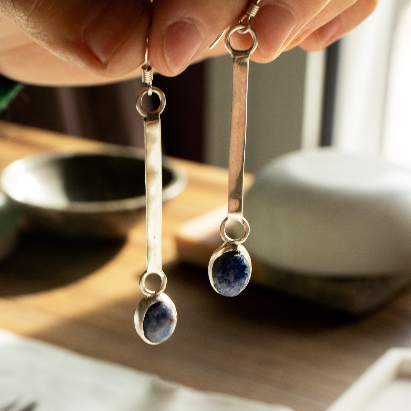 Sodalite Drop Earrings