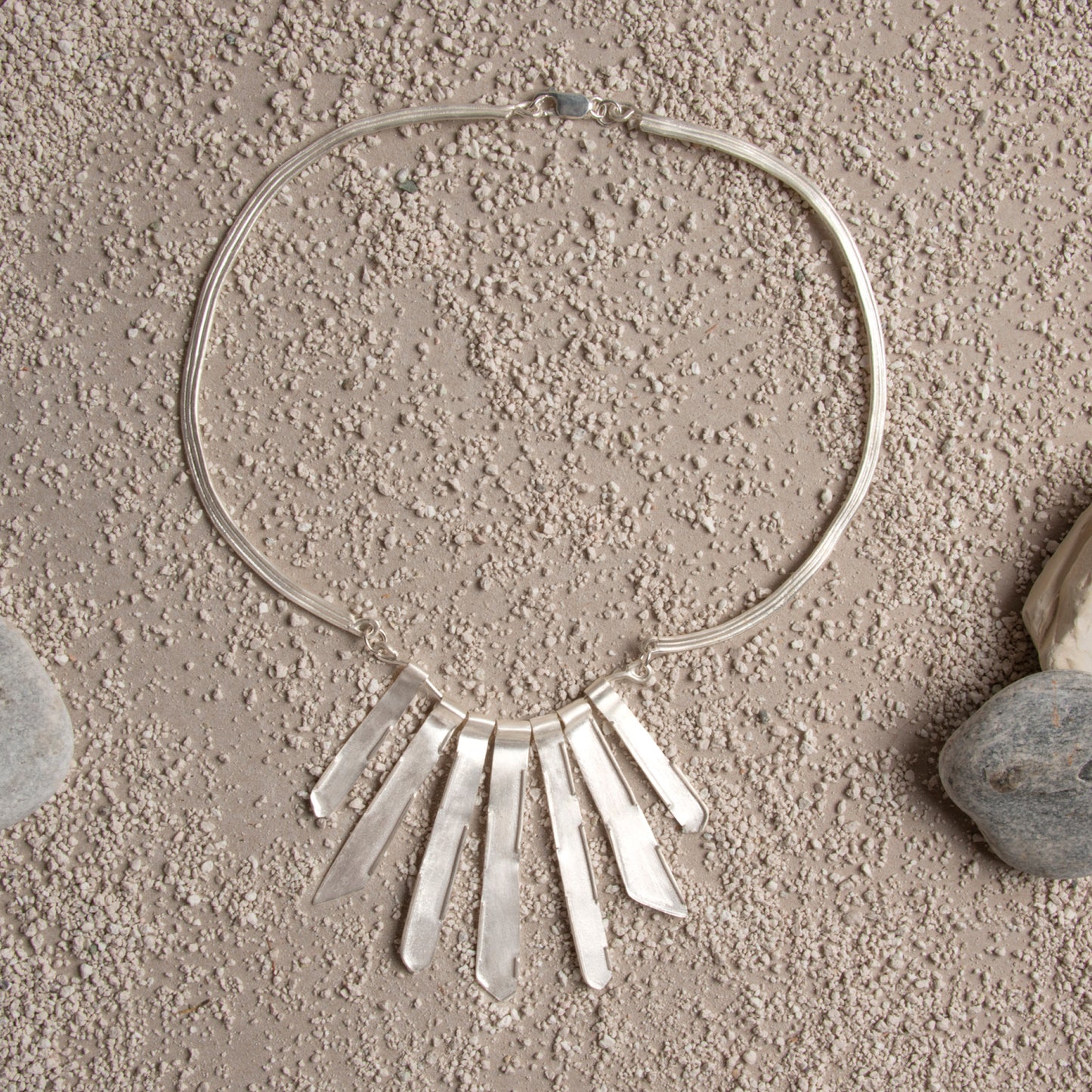 Stalactite Necklace - Silver