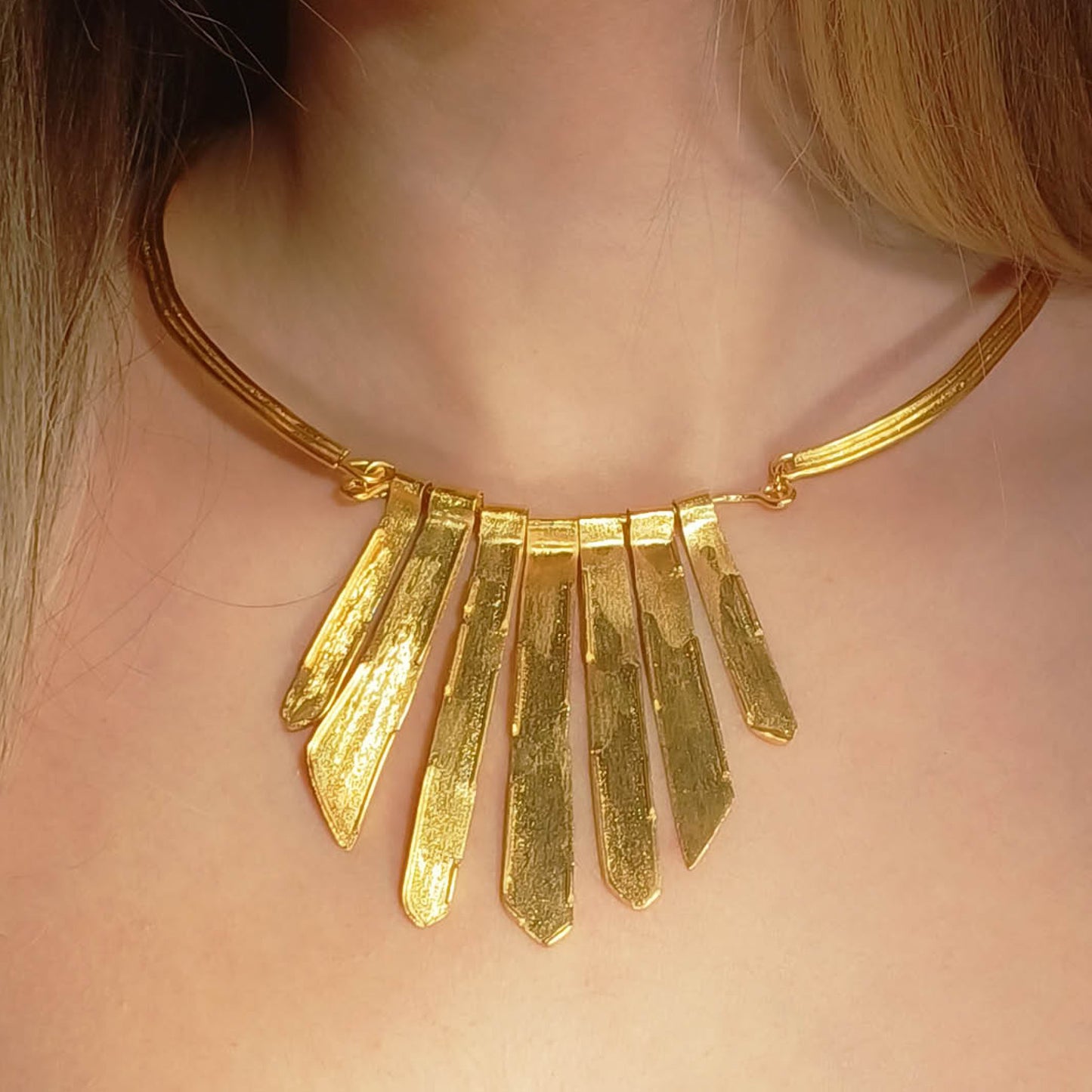 Stalactite Necklace - Golden