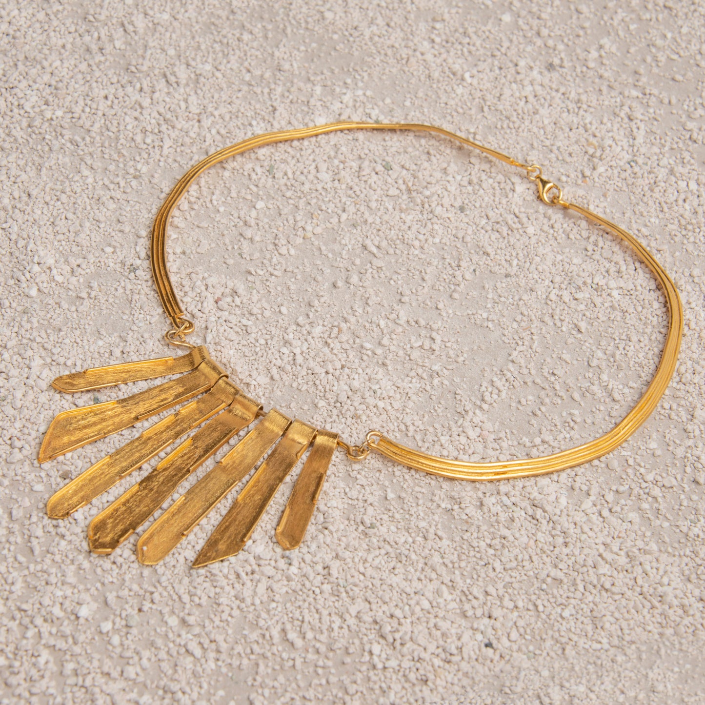 Stalactite Necklace - Golden